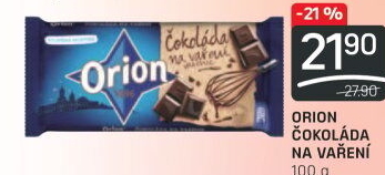 Čokoláda na vaření Orion