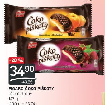 Čokopiškoty Figaro