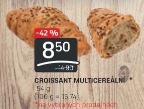 Croissant multicereální