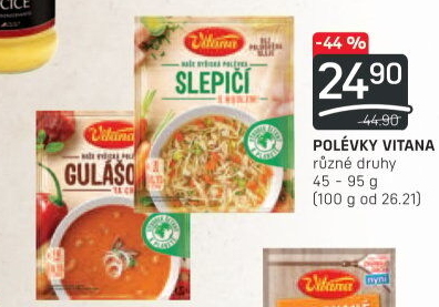 Instantní polévky Vitana
