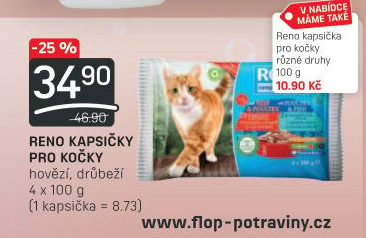 Kapsičky pro kočky Reno