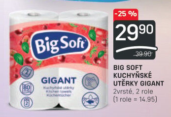 Kuchyňské utěrky 2vrstvé Gigant Big Soft
