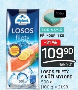 Losos filety mražený Mylord