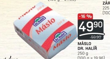 Máslo Dr.Halíř