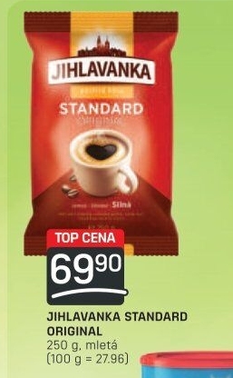 Mletá káva Standard Jihlavanka