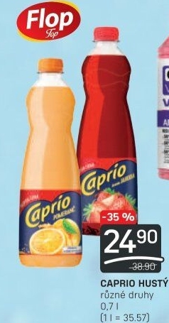 Nápojový koncentrát Caprio hustý