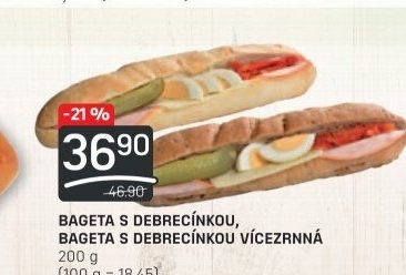 Obložená bageta