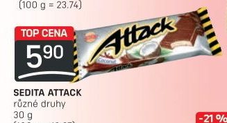 Oplatky Attack Sedita