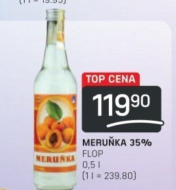 Pálenka Meruňka Flop