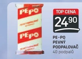 Podpalovač pevný Pe-Po