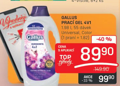 Prací gel Gallus