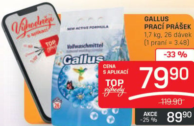 Prací prášek Gallus