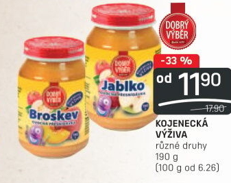 Přesnídávka ovocná Dobrý Výběr