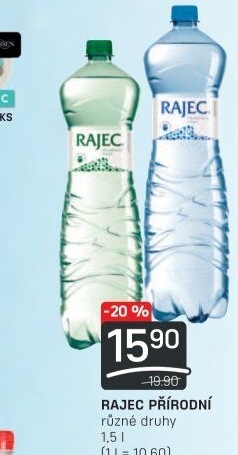 Přírodní voda Rajec