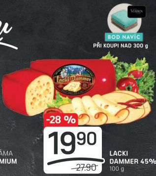 Sýr 45% Lacki Dammer