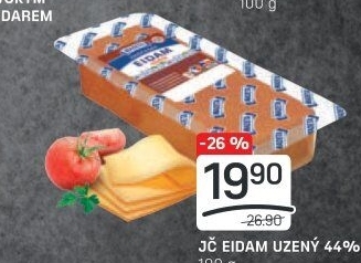 Sýr Eidam uzený 44% Jihočeský Madeta