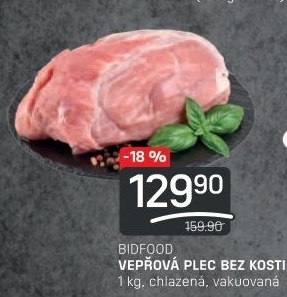 Vepřová plec bez kosti