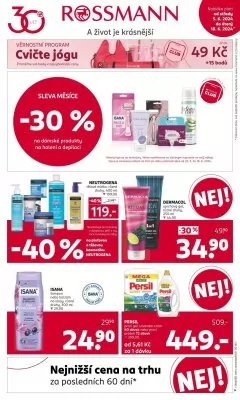 akční leták ROSSMANN drogerie 5.6.2024-18.6.2024