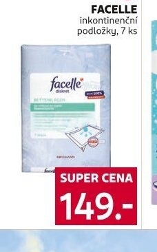 Inkontinenční podložky Facelle