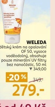 Krém na opalování dětský OF 50+ Weleda Sun