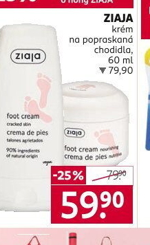 Krém na popraskaná chodidla Ziaja