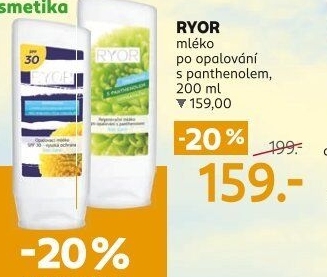 Mléko po opalováníRyor