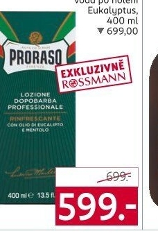 Voda po holení Proraso