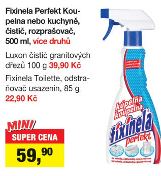 Čistič koupelny Perfekt Fixinela