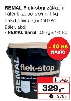 Izolační nátěr Flek - stop Remal