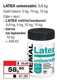 Latexový nátěr univerzální Remal