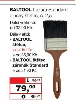Štětec plochý Barvy a laky Hostivař