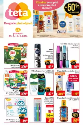 akční leták Teta drogerie 23.5.2024-4.6.2024