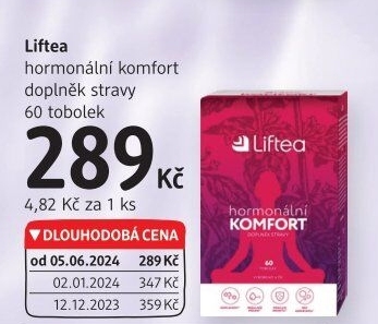 Doplněk stravy Hormonální komfortLiftea