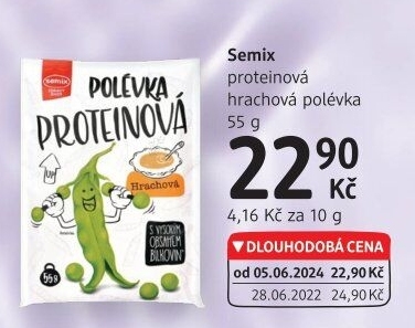 Instantní proteinová polévky Semix