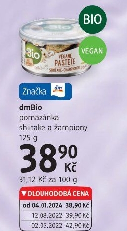 Pomazánky dm Bio