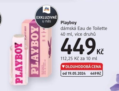 Toaletní voda dámská Playboy