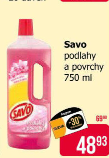 Čistič na povrchy a podlahy Savo