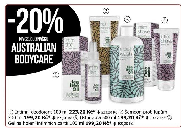 Intimní deodorant Australian Bodycare