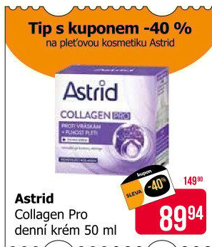 Krém pleťový proti vráskám Collagen Pro Astrid