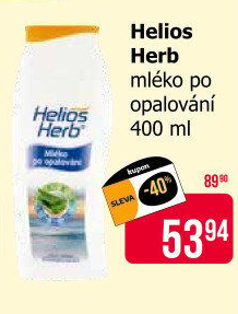 Mléko po opalování Helios Herb