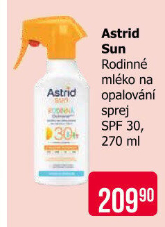 Mléko rodinné na opalování ve spreji OF 30 Astrid Sun