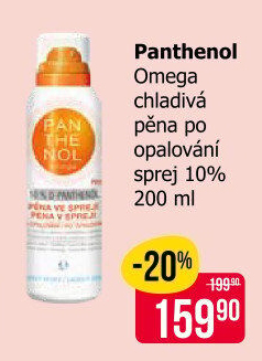 Pěna po opalování sprej 10% Panthenol Omega Pharma