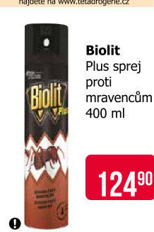 Přípravek proti mravencům sprej Plus Biolit