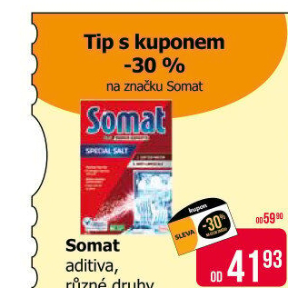 Prostředky do myčky Somat