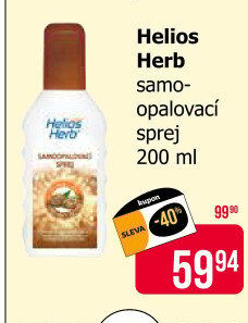 Sprej samoopalovací Helios Herb