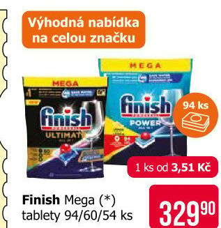 Tablety do myčky Finish