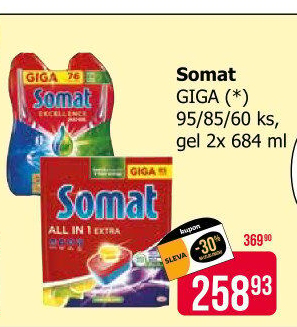 Tablety do myčky Somat