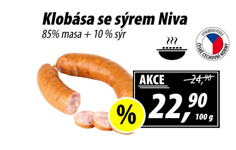 Klobása s nivou