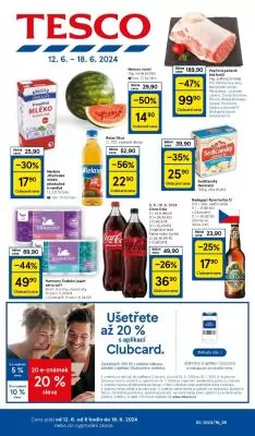 akční leták Tesco 12.6.2024-18.6.2024