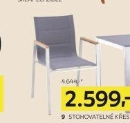 STOHOVATELNÉ KŘESLO